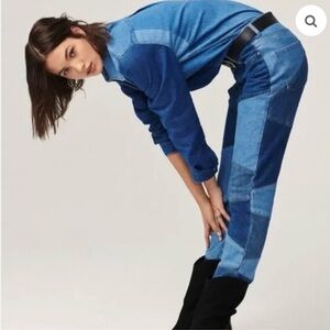 ba&sh Diva Lady Patchwork Jeans Size XS US 2
